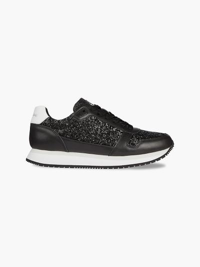 Calvin Klein Cipők HU065511 | Calvin Klein Glitter Női Sportcipő Fekete